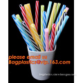 BPA-Free Reusable Straw,Plastic Thick Drinking Straws,Mason Jar Straws Mix Color Small Stripe, PET Hard Plastic Reusable Crazy
